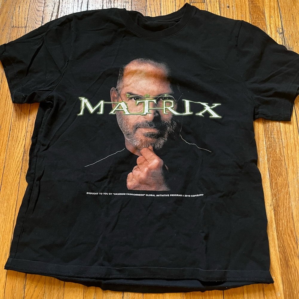 Skidrow Fashionweek Steve Jobs Matrix shirt